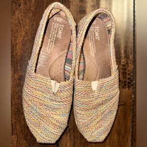Rainbow Tom’s Slip Ons